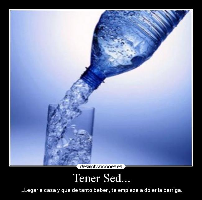 carteles botella agua desmotivaciones
