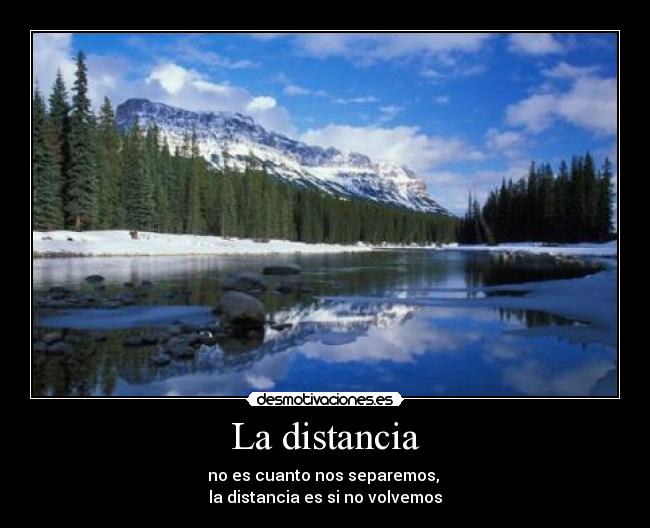 La distancia - 