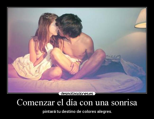 Comenzar el día con una sonrisa - pintará tu destino de colores alegres.