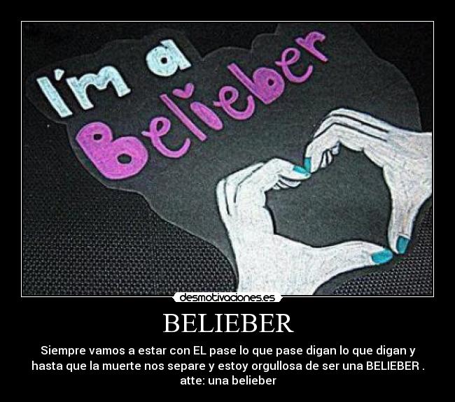 BELIEBER -