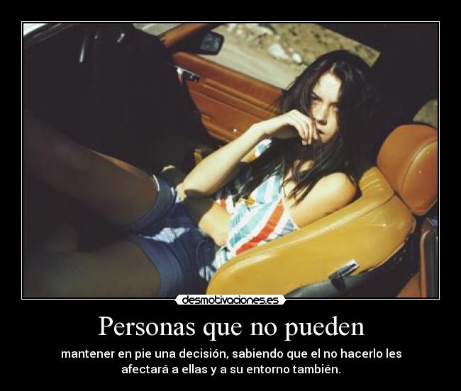 Personas que no pueden -