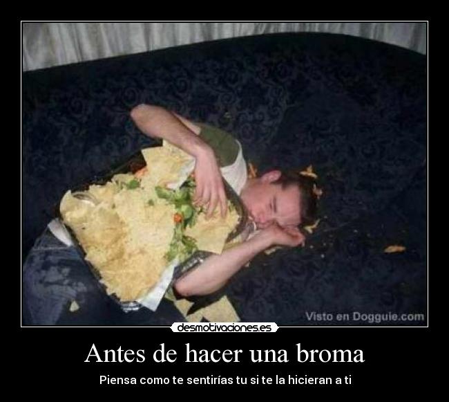 Antes de hacer una broma - 