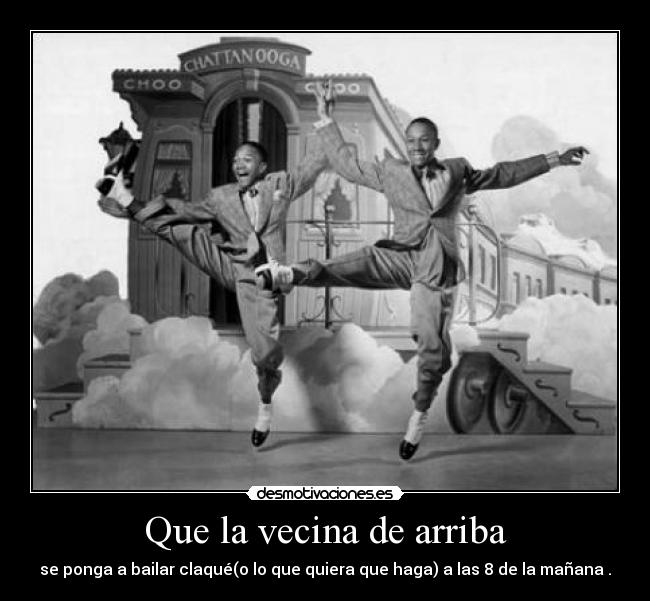 Que la vecina de arriba - 