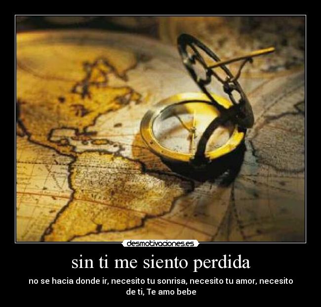 sin ti me siento perdida - 