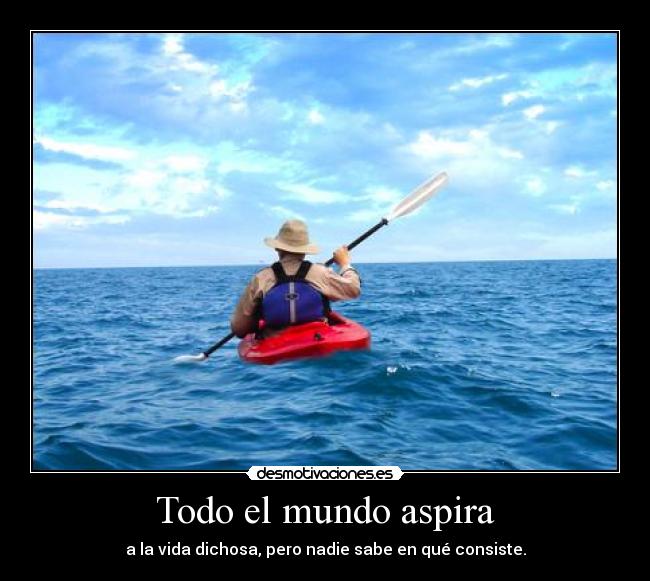 Todo el mundo aspira - 