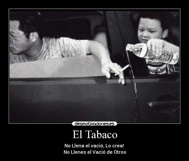 El Tabaco - No Llena el vació, Lo crea!
No Llenes el Vació de Otros