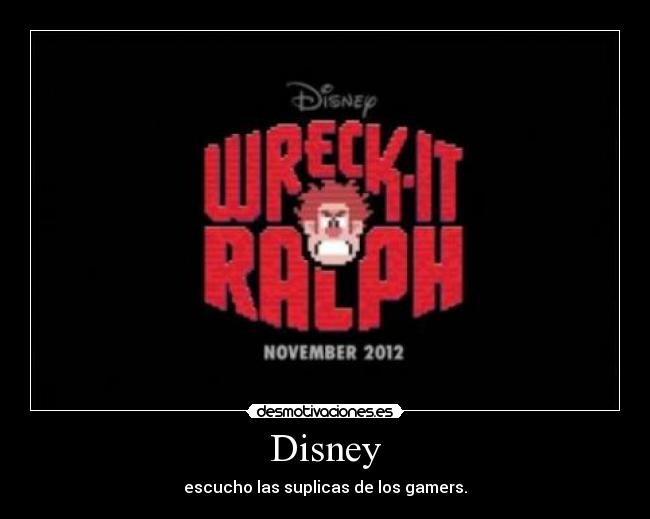 Disney - escucho las suplicas de los gamers.