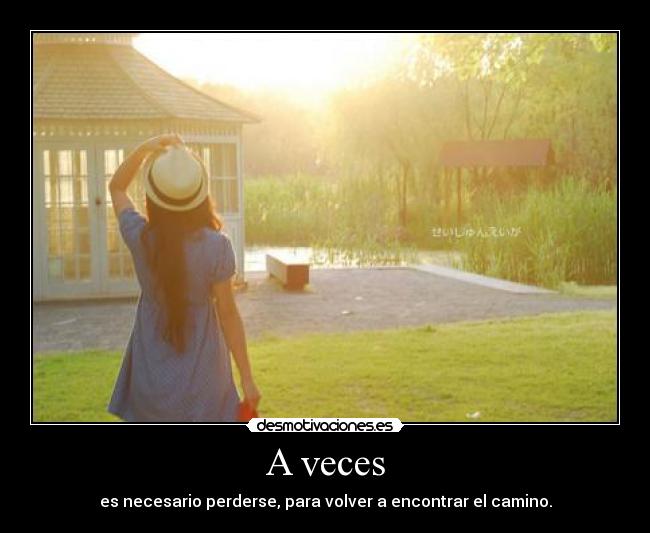 A veces -