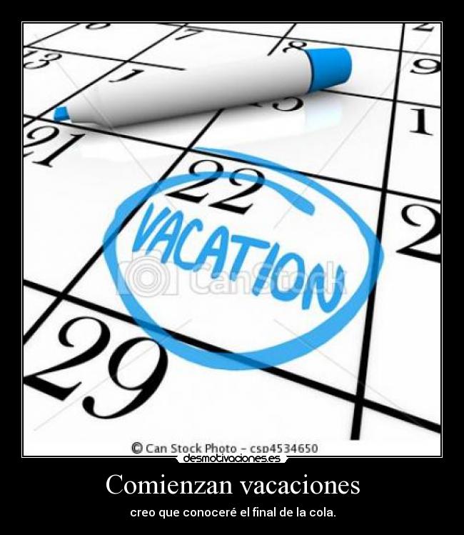 carteles vacaciones desmotivaciones