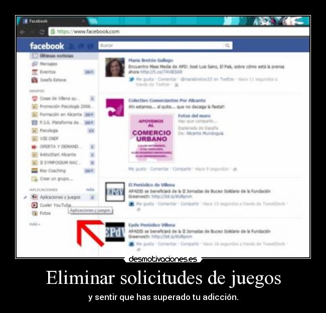 Eliminar solicitudes de juegos - 