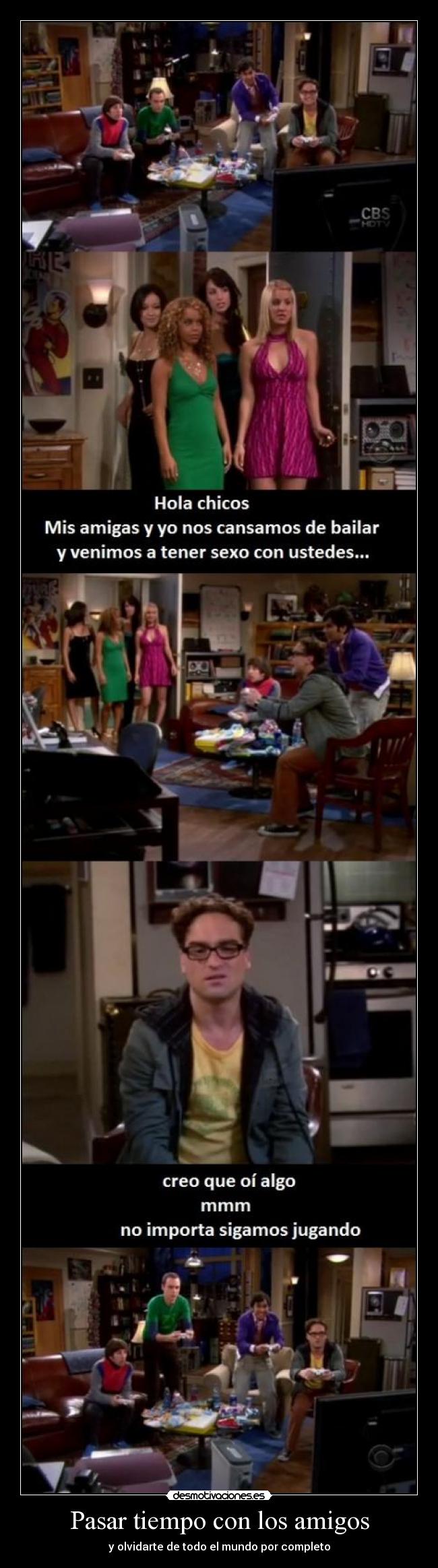 Pasar tiempo con los amigos -