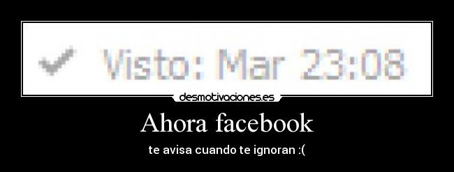 Ahora facebook -