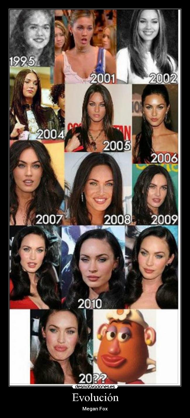 Evolución - Megan Fox