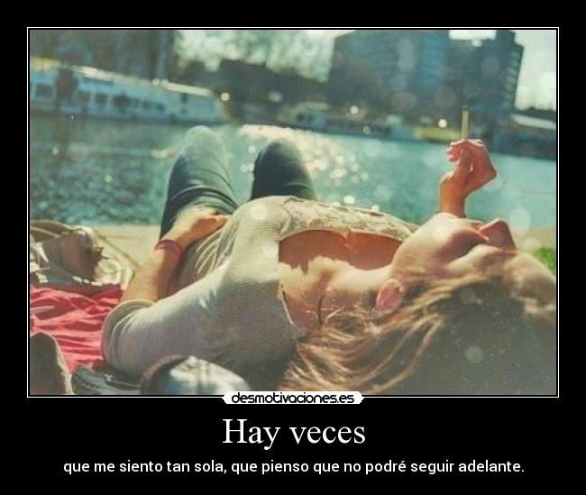 Hay veces -