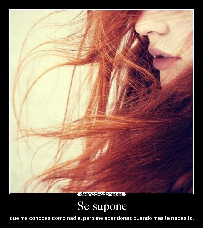 Se supone -