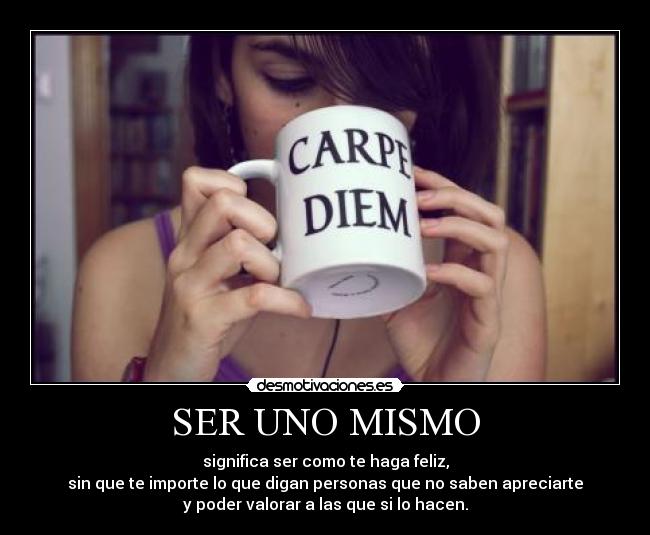 SER UNO MISMO - 