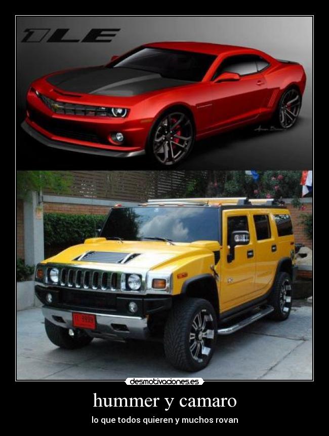 hummer y camaro - 