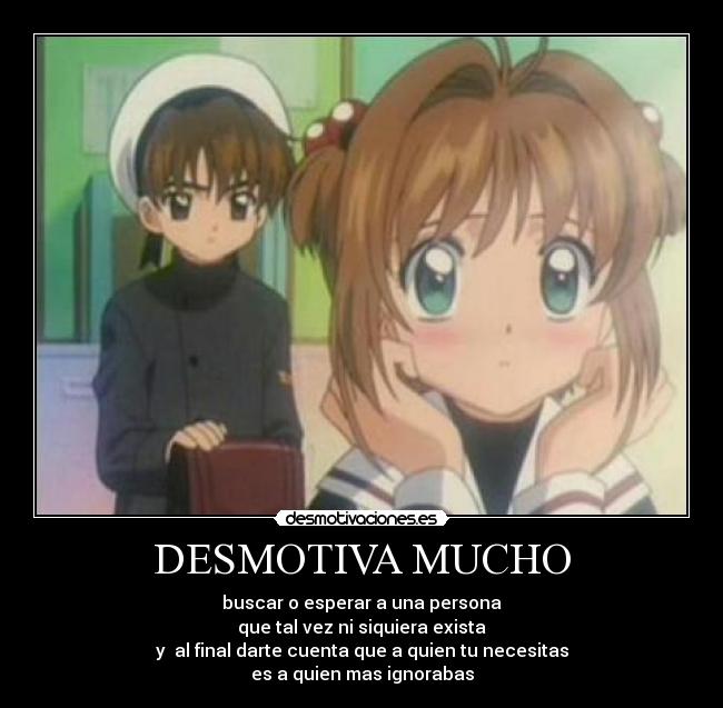 DESMOTIVA MUCHO -