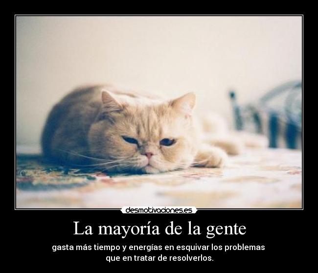 La mayoría de la gente -