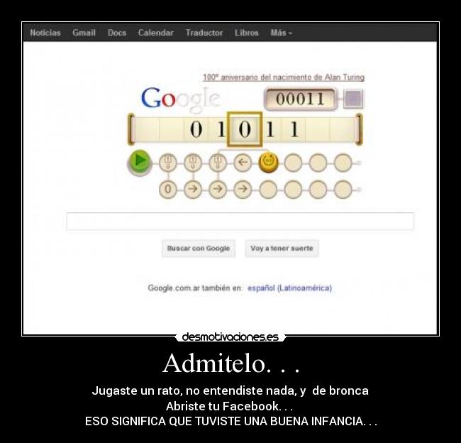 Admitelo. . . -