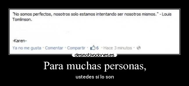 Para muchas personas, -