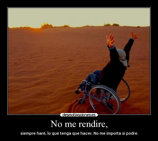 No me rendire, - 