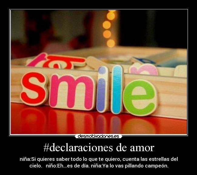#declaraciones de amor -