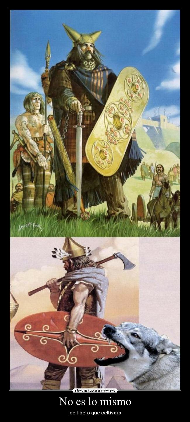 No es lo mismo - celtíbero que celtívoro