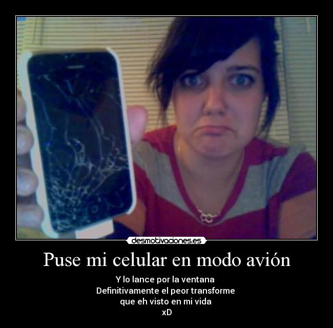 Puse mi celular en modo avión - 