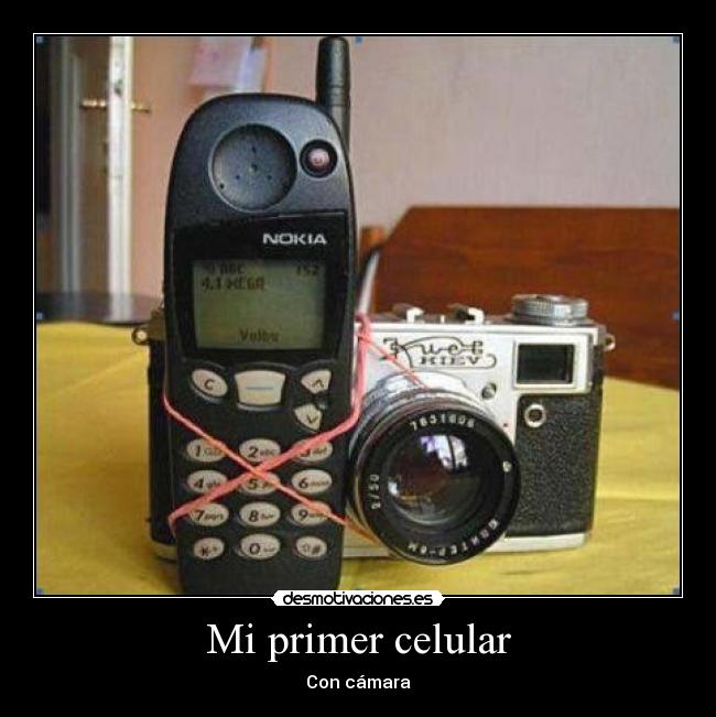 Mi primer celular - Con cámara