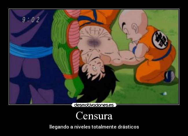 Censura - llegando a niveles totalmente drásticos