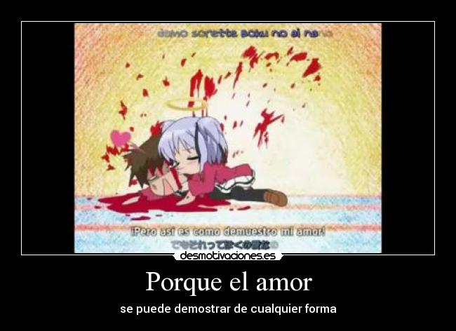 Porque el amor -