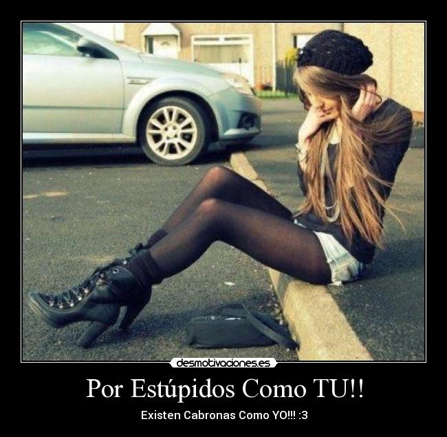 Por Estúpidos Como TU!! - Existen Cabronas Como YO!!! :3