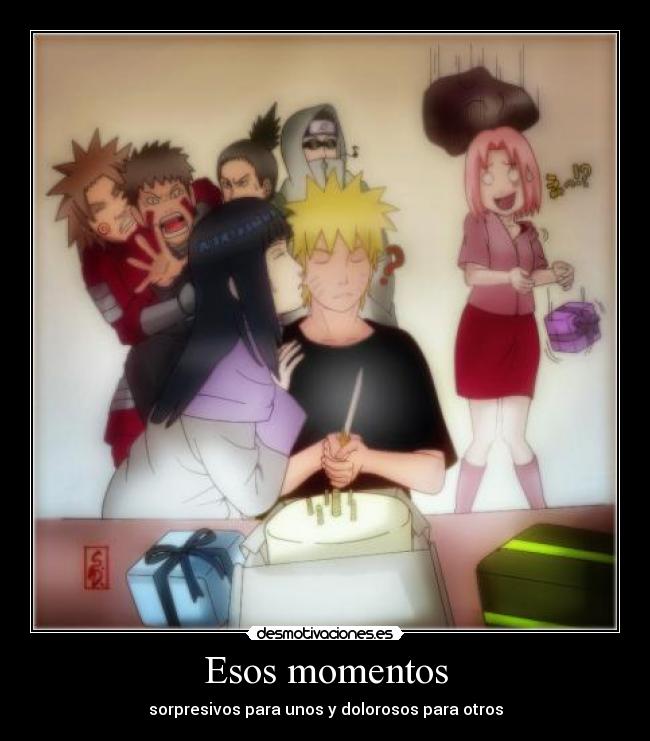 Esos momentos - sorpresivos para unos y dolorosos para otros