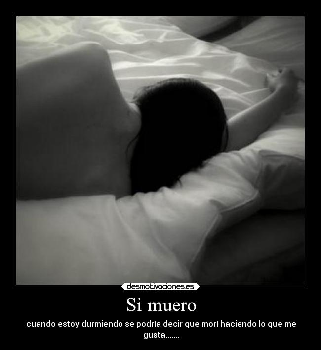 Si muero -