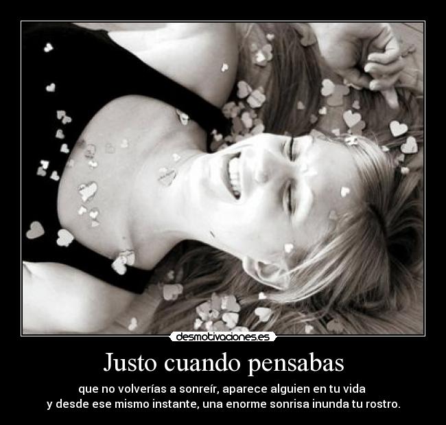 Justo cuando pensabas - 