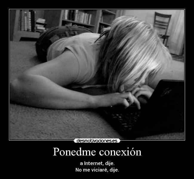 carteles conexion internet desmotivaciones