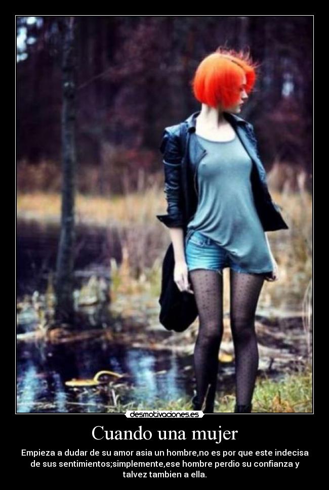 Cuando una mujer - 