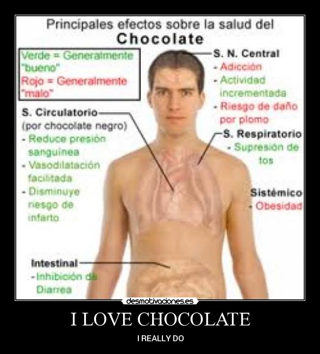 I LOVE CHOCOLATE - I REALLY DO
