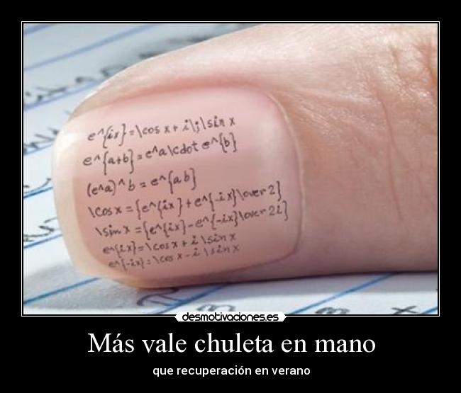 Más vale chuleta en mano -