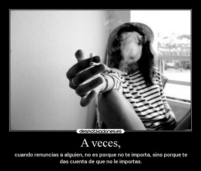 A veces, - 