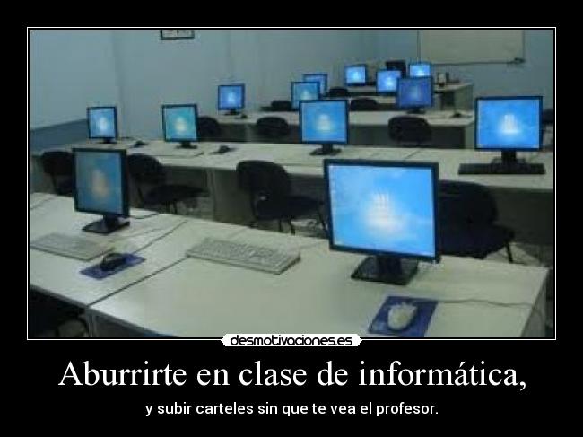 carteles clases desmotivaciones