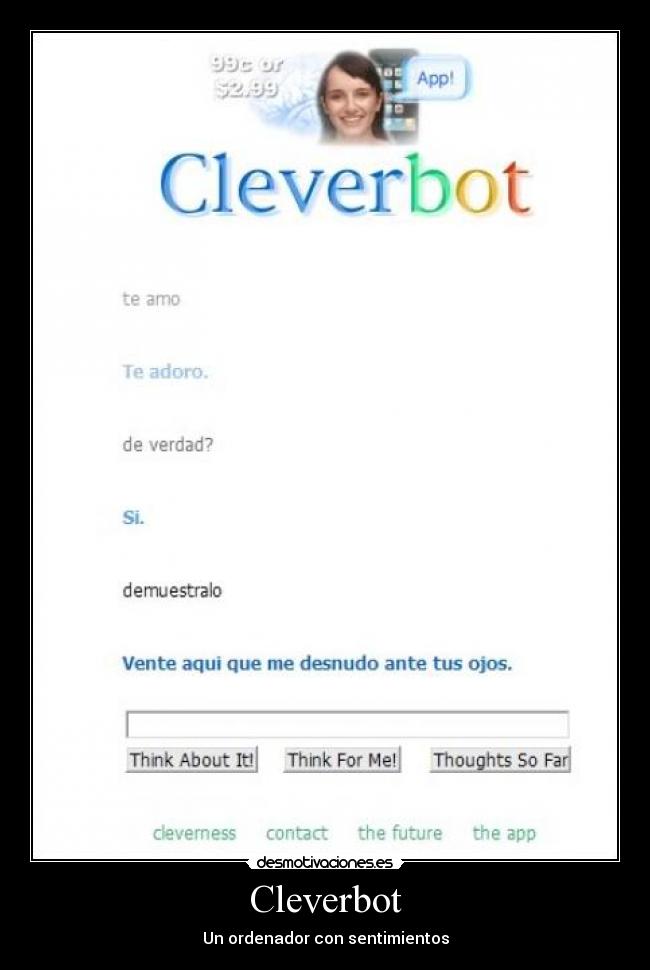 Cleverbot - Un ordenador con sentimientos