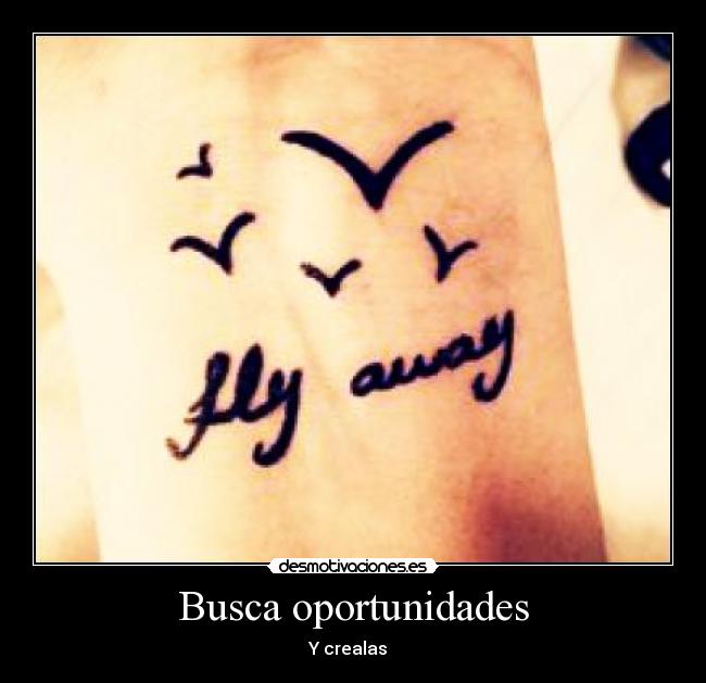 Busca oportunidades - Y crealas ♥
