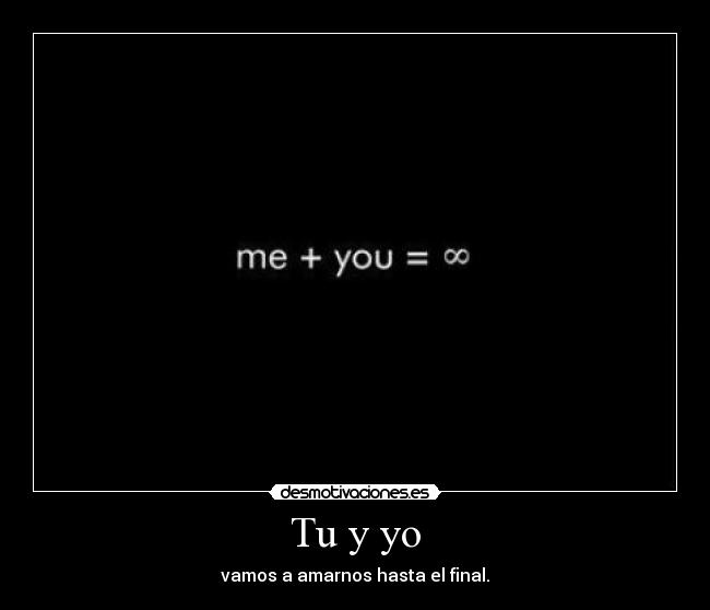 Tu y yo -