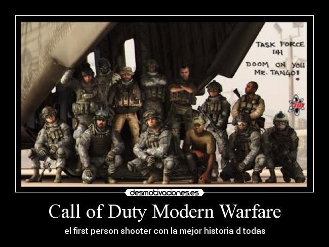 Call of Duty Modern Warfare - el first person shooter con la mejor historia d todas