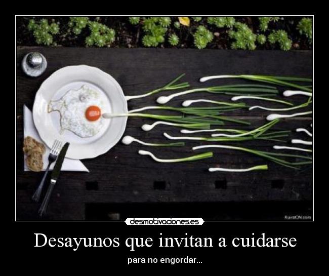 Desayunos que invitan a cuidarse - para no engordar...