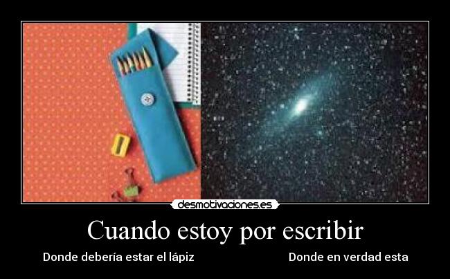 Cuando estoy por escribir -