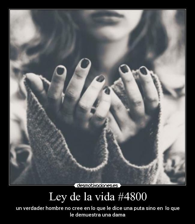 Ley de la vida #4800 -