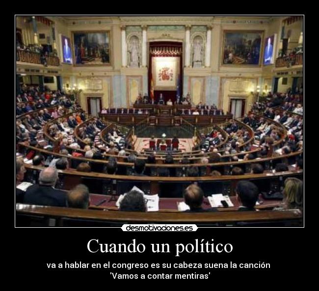 Cuando un político -